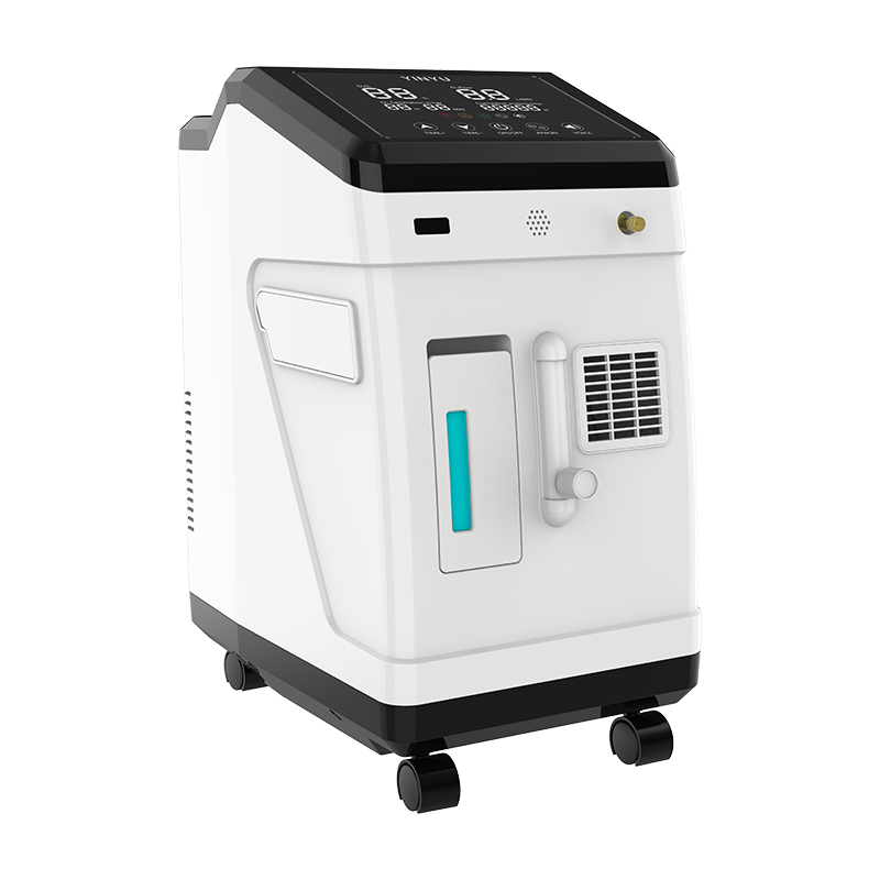 Cad iad feidhmeanna na bhfeidhmeanna rialaithe agus monatóireachta de ghineadóir ocsaigine don ospidéal?