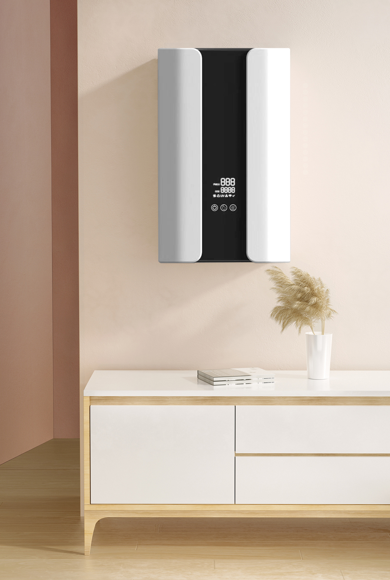 Balla suite 500 CADR Aeir Feiste Aerála Fresh Purifier Aer Leighis YY-B-500